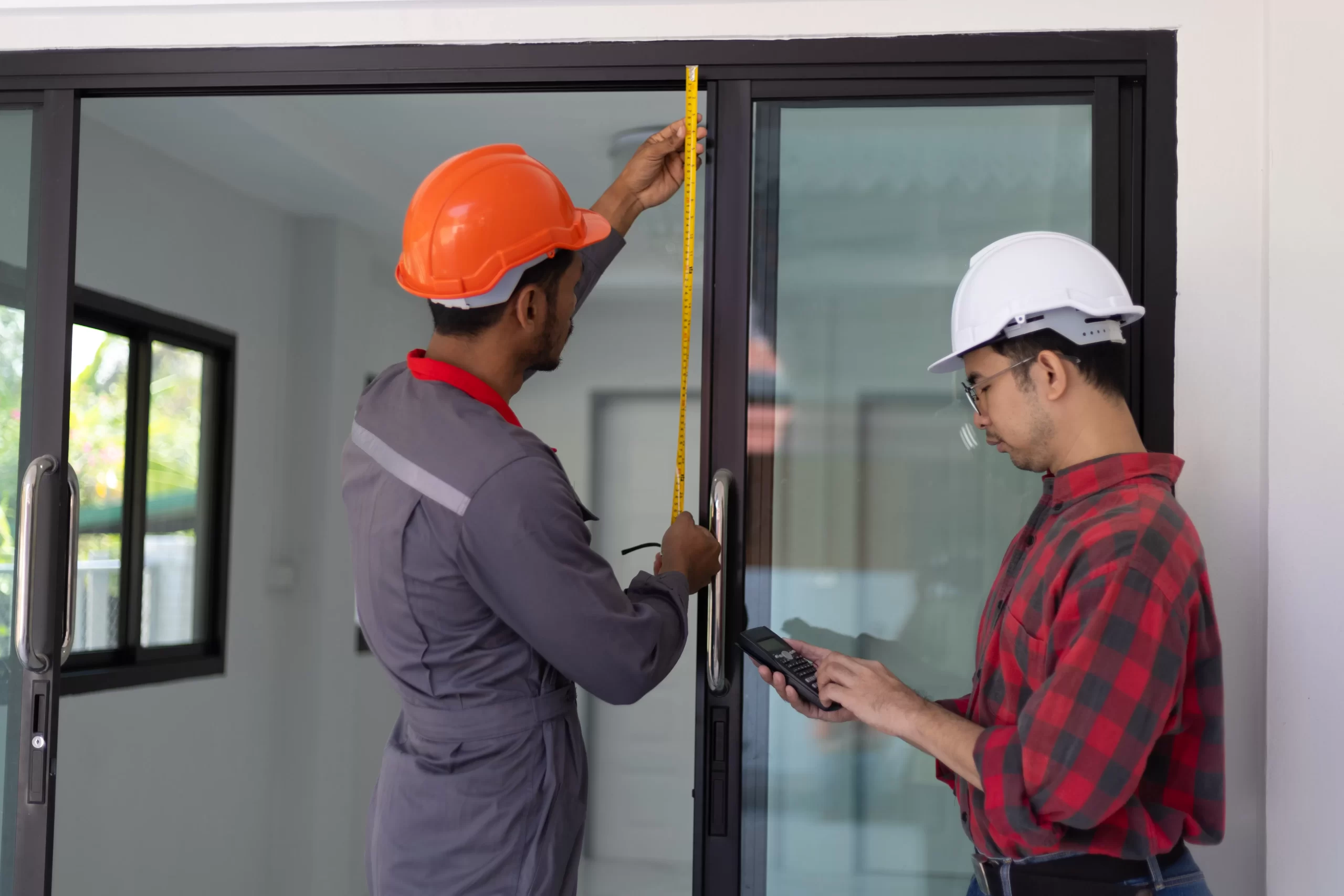 قياس فتحات الأبواب بدقة متناهية